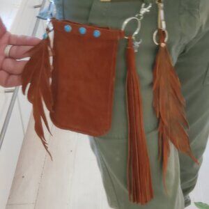 Brand New - BOHO hands free phone case  -Hang it from your belt loops